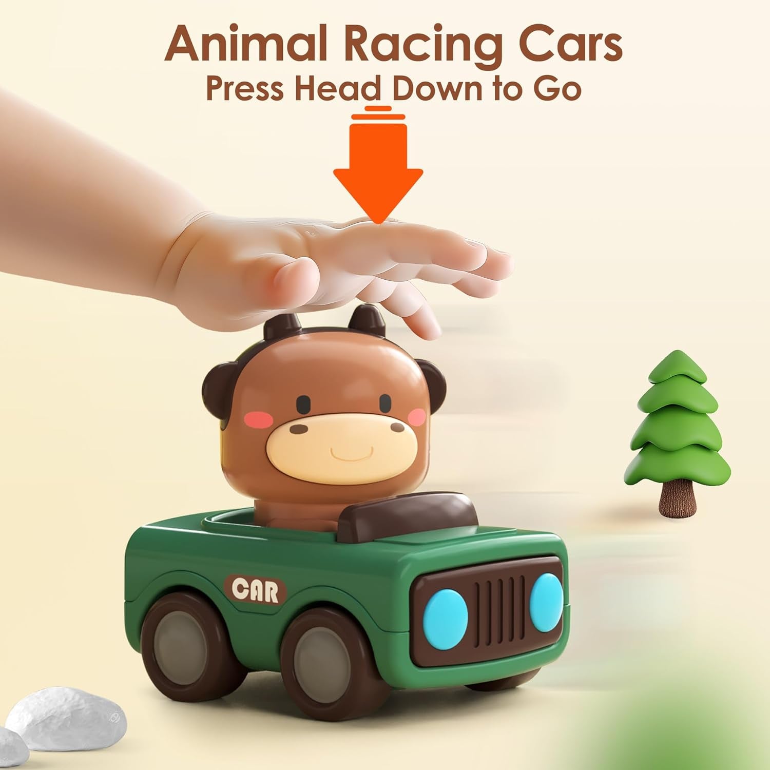Baby Press to Go Car Toys