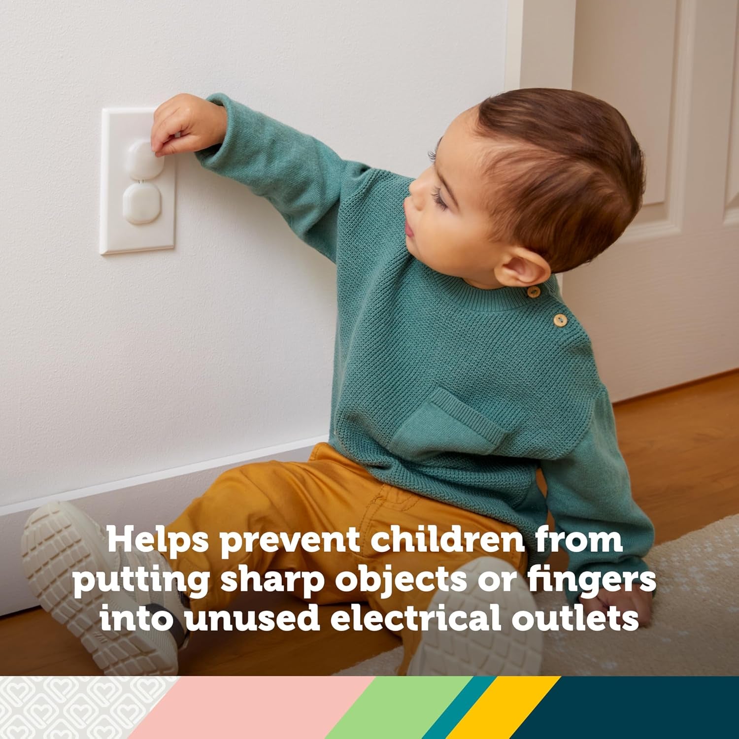Electrical Outlet Baby Proof Covers, Secure Outlet Plugs, Baby Proofing, 36 Count