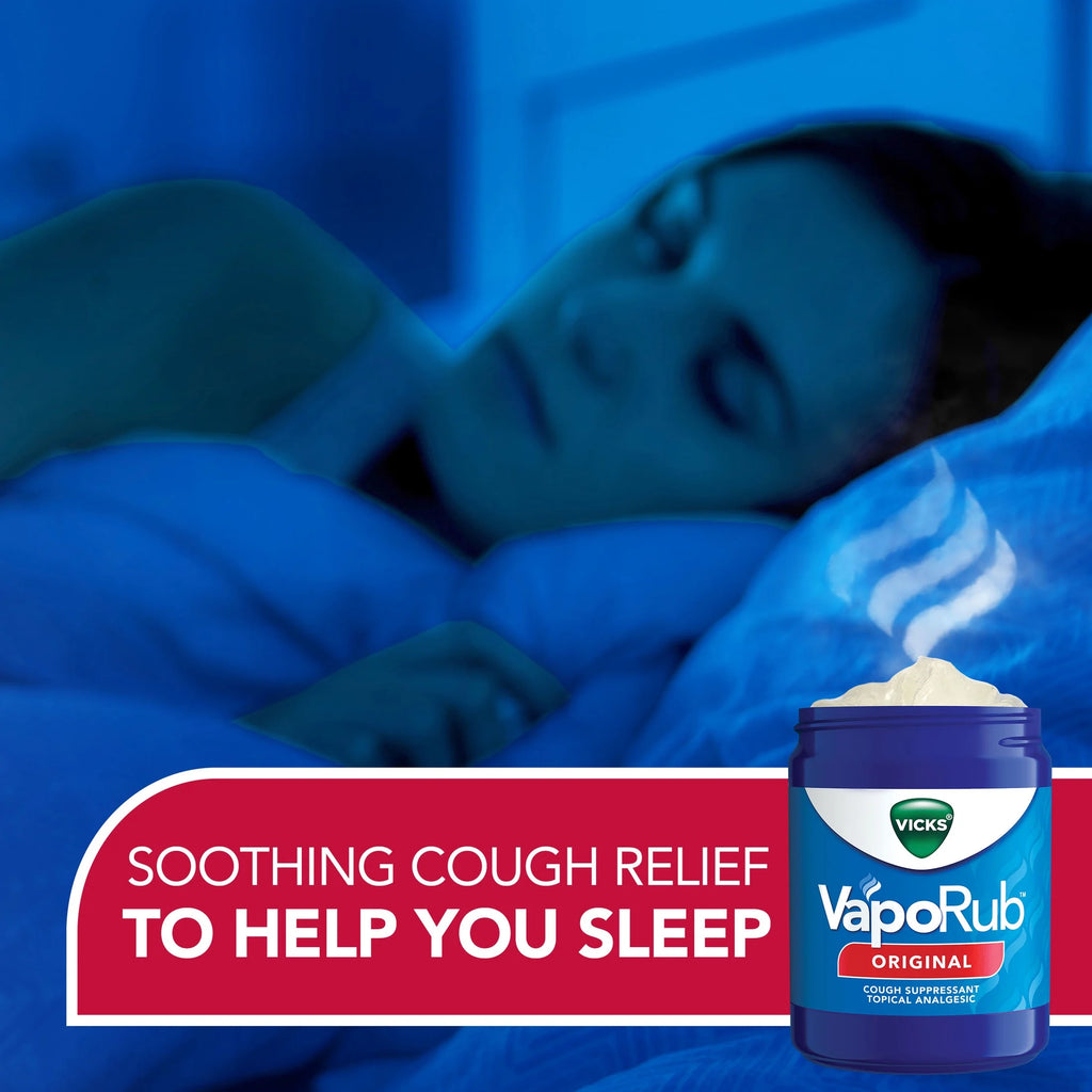 Vaporub Topical Chest Rub and Analgesic Ointment, Cough Medicine for Cough Relief, 1.76 Oz