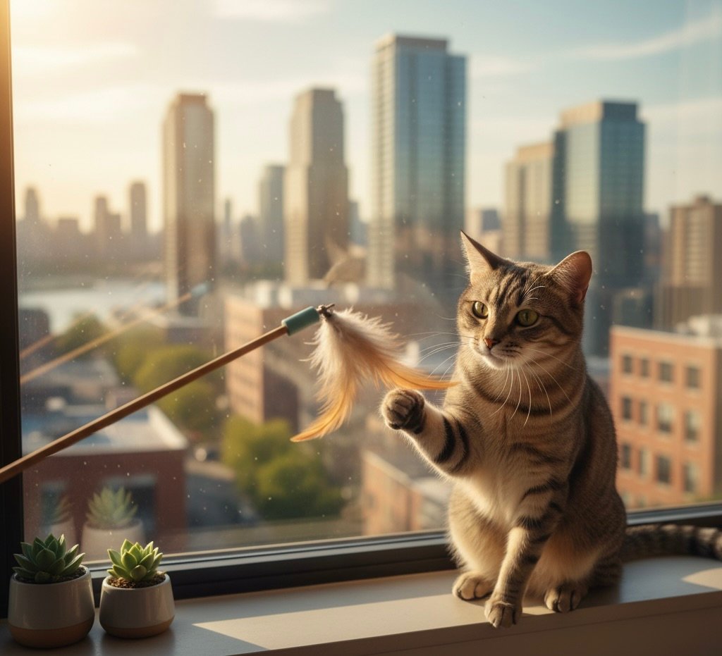 Professional veterinarian examining high-quality pet leash and collar